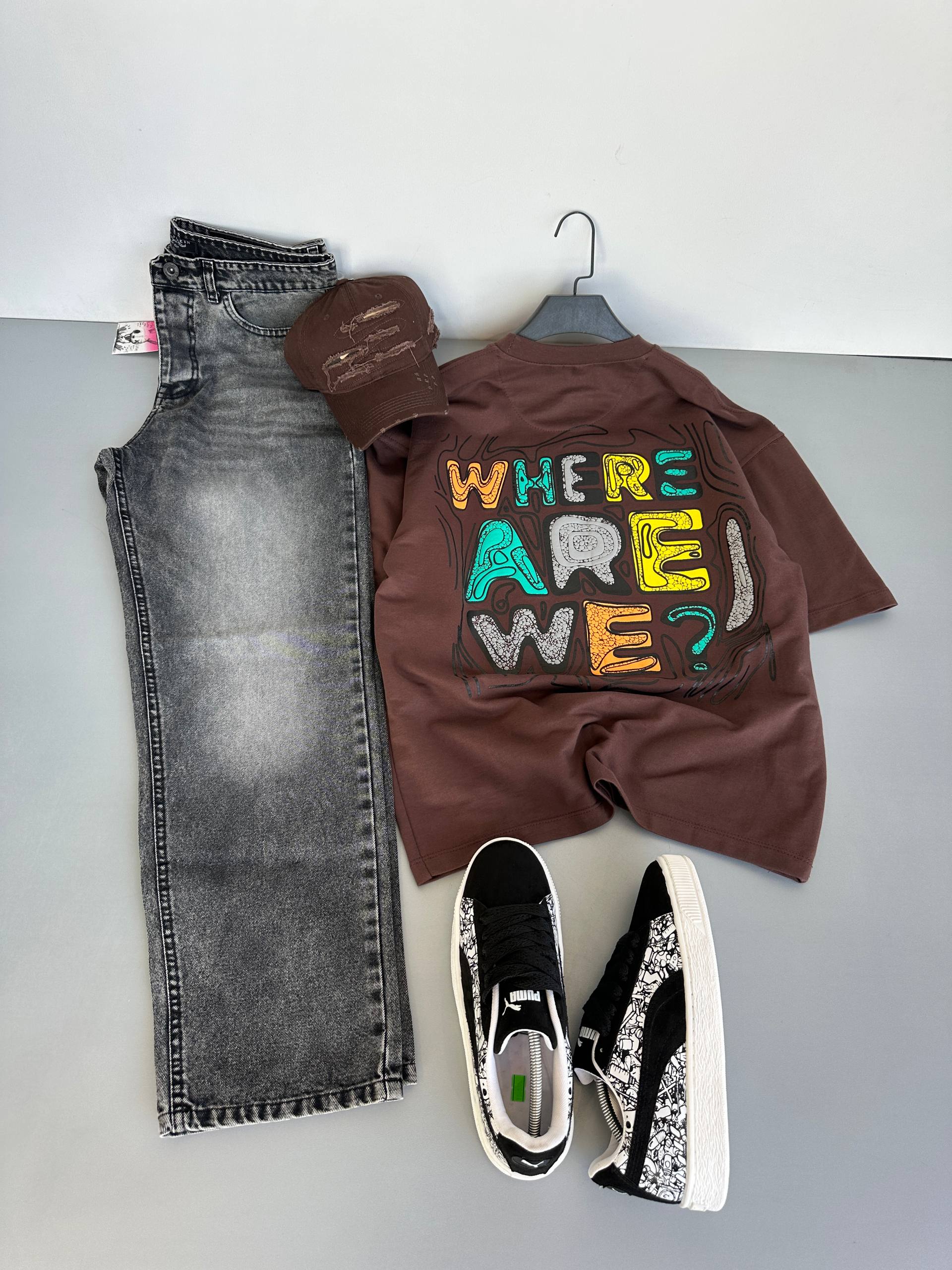 تیشرت دونخ باکسی WE