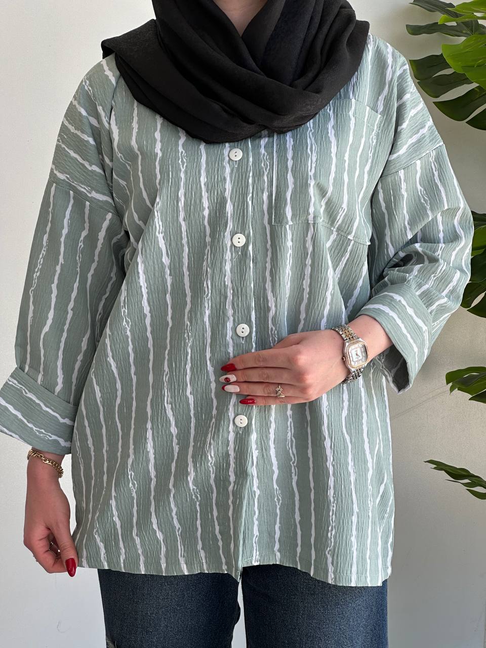 شومیز پری زمینه رنگی