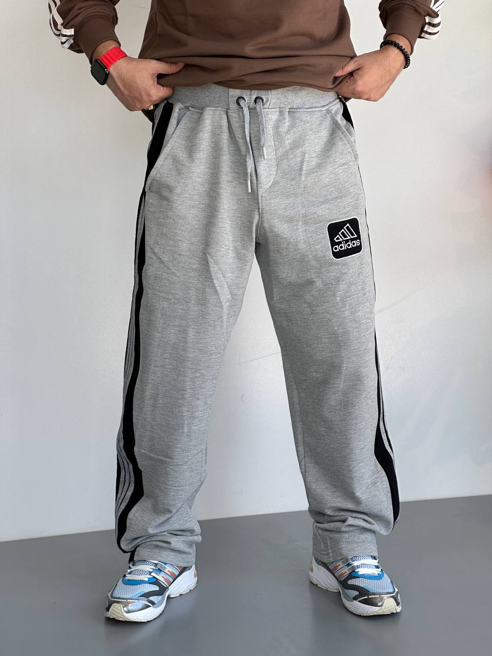 شلوار دورس  Adidas طوسی