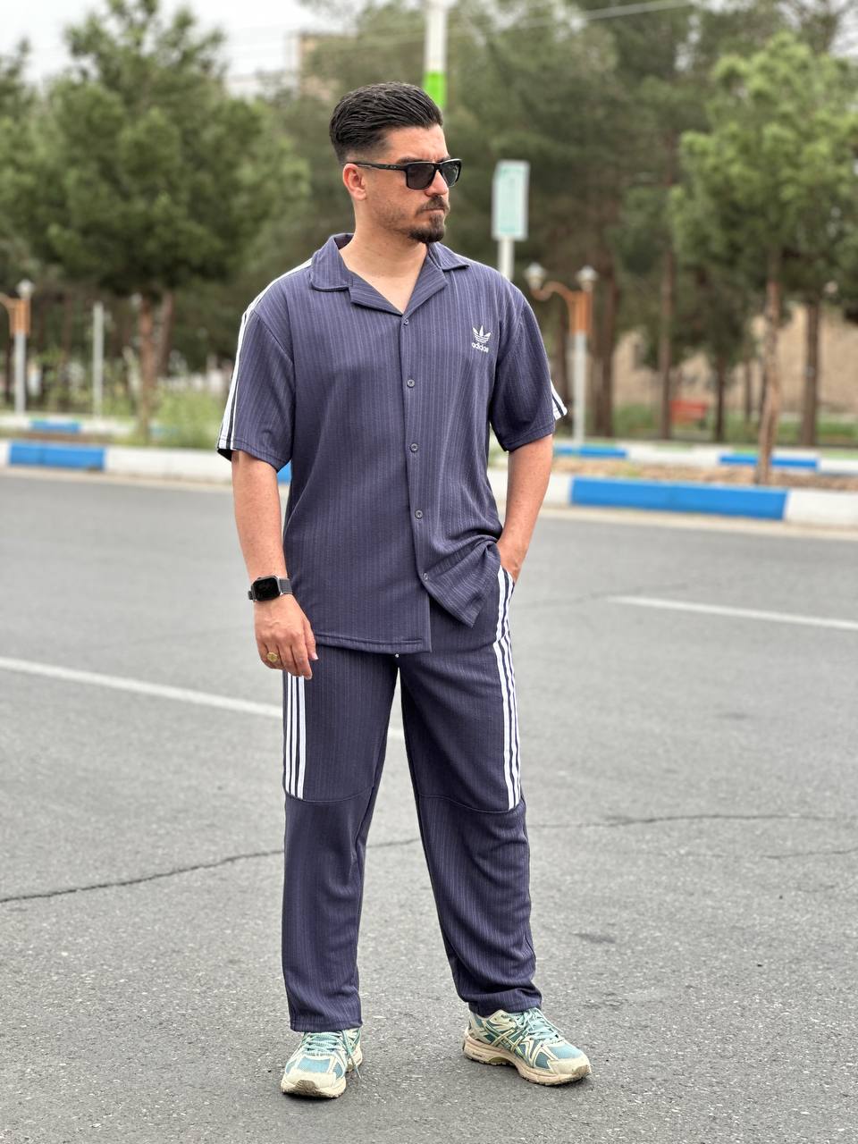 ست پیراهن شلوار سه خط 