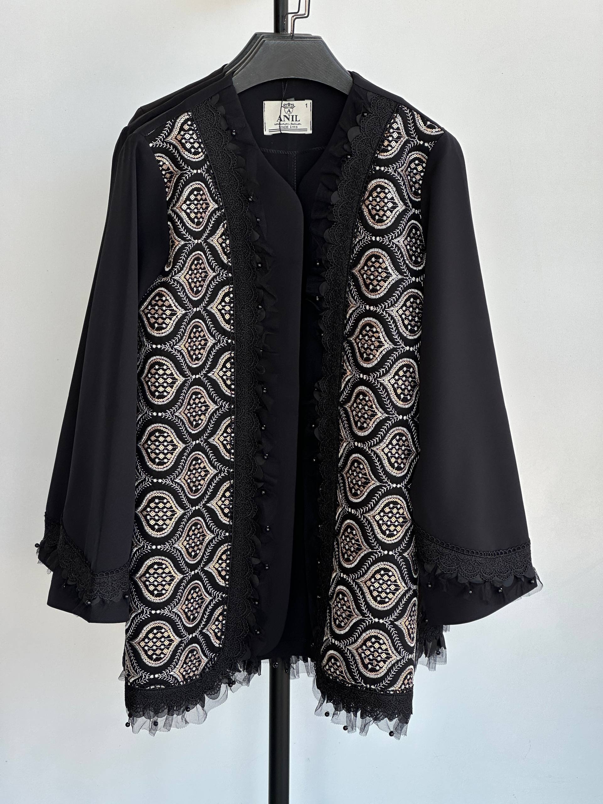 کت مجلسی دانتل دوزی