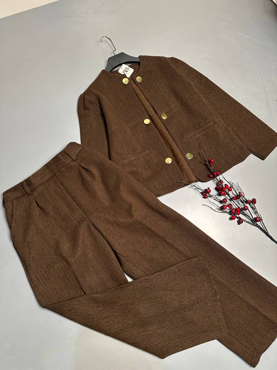 کت شلوار فوتر کج راه زنانه