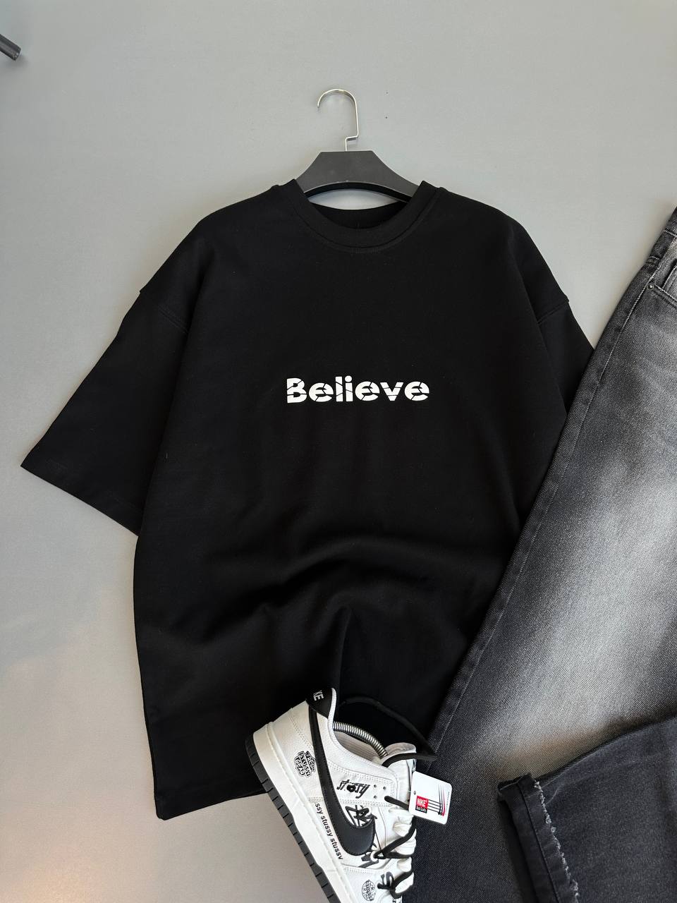 تیشرت باکسی Believe