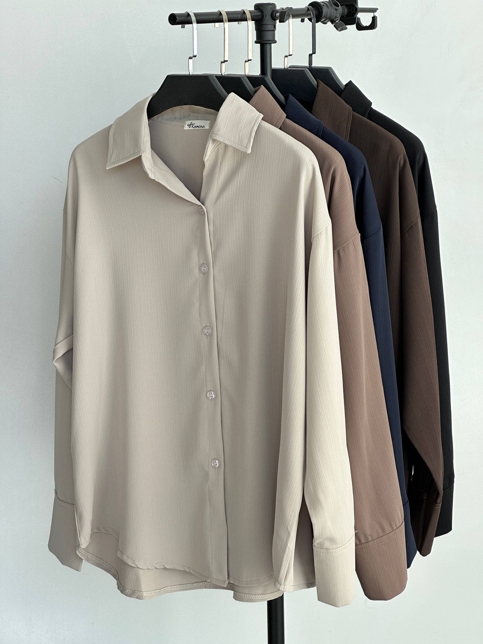 شومیز کرپ میله ای یارا